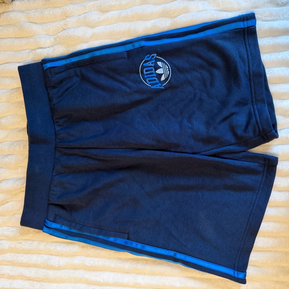 Adidas Men's Navy Blue Athletic Shorts